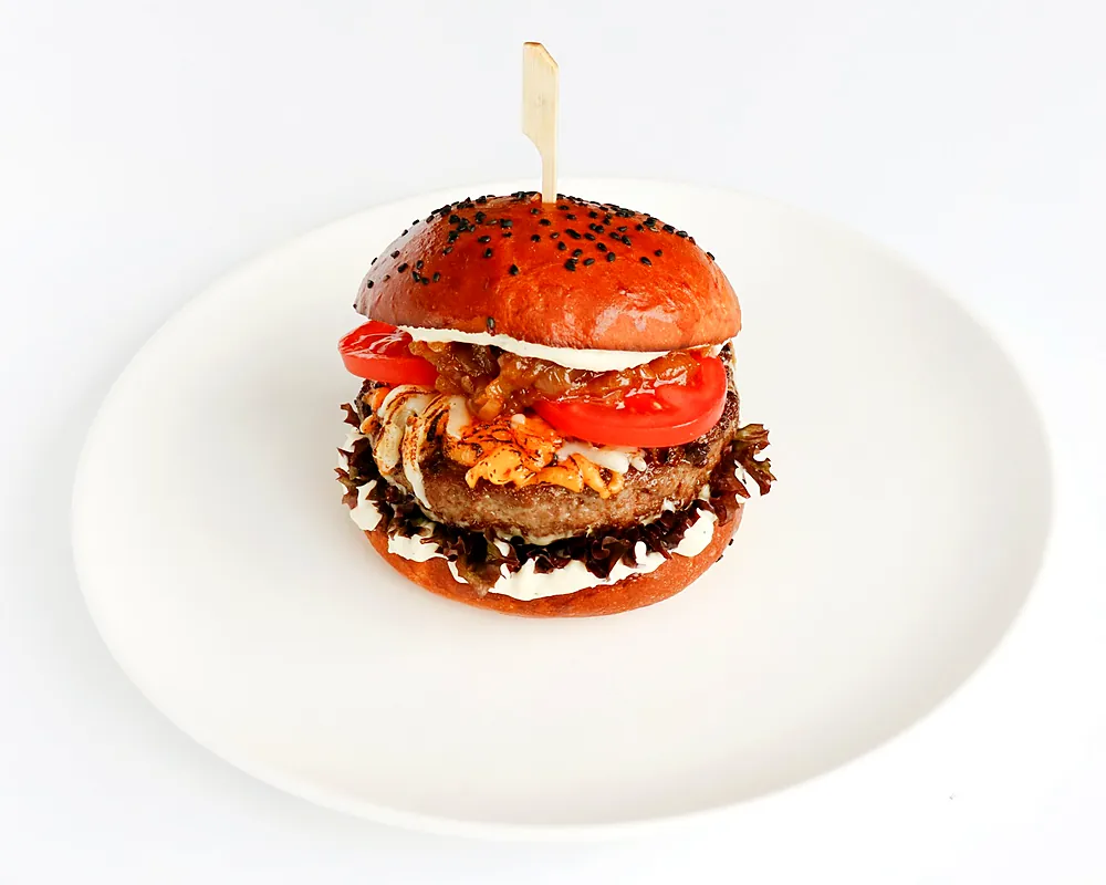 Triple cheese burger